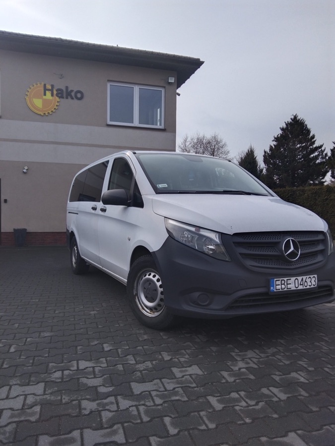 Mercedes Vito z floty wypożyczalni HAKO w Bełchatowie